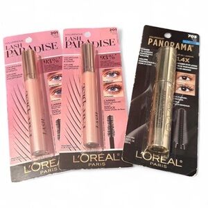 L'Oréal Lash Paradise & Panorama Mascaras - Pink & Gold Packaging